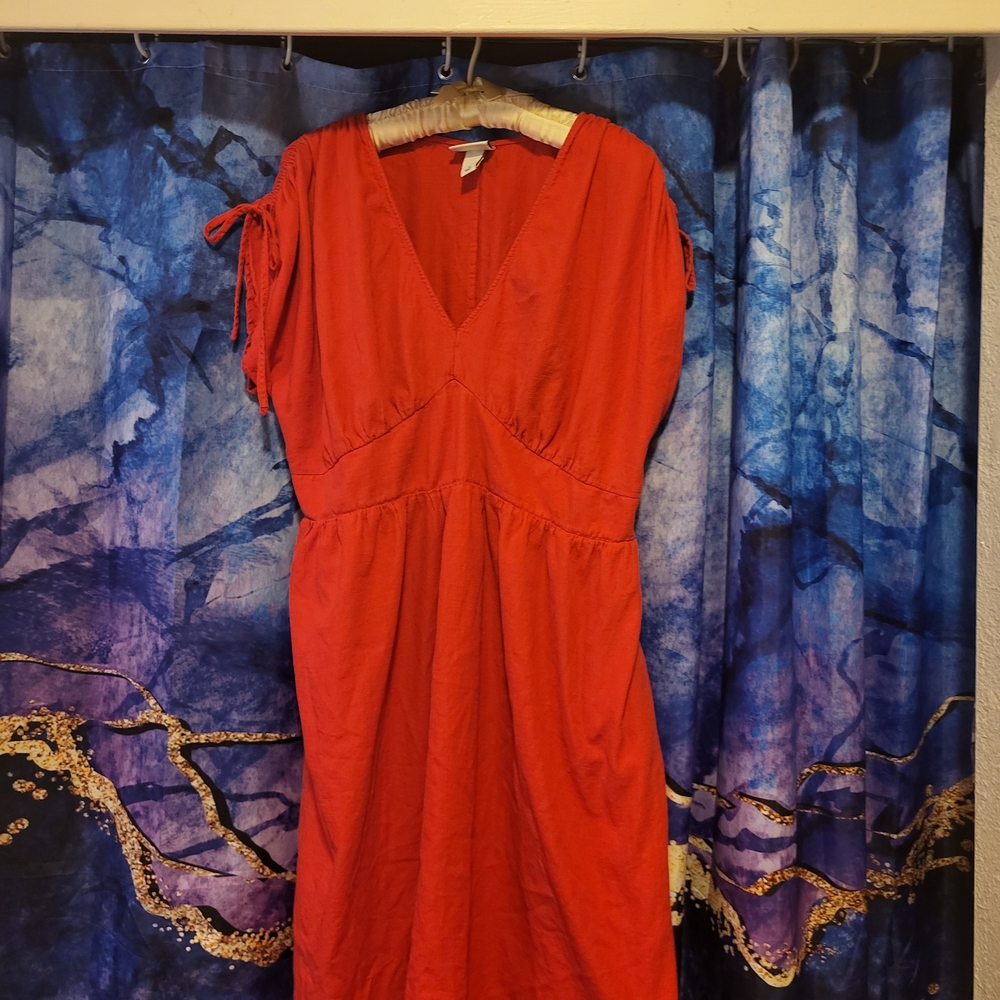 Ava & Viv Vibrant Red Maxi Dress